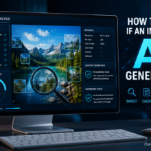 How to tell if an image is AI generated using image verification methods