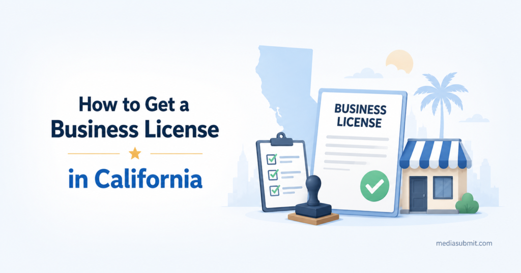 How to get a business license in California step by step